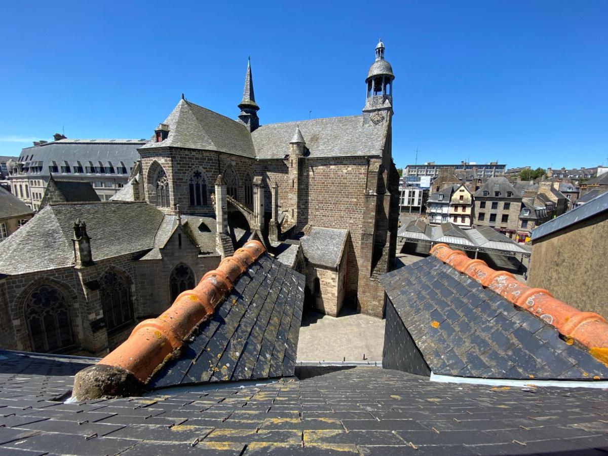 Marie Et Brieuc _ Duplex Lumineux Colore Atypique Face Cathedrale Saint-Brieuc Exteriér fotografie